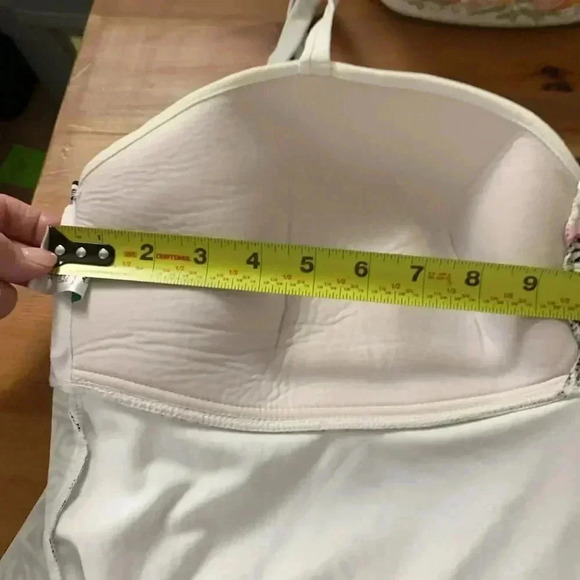 Collection by Catalina Black & White Tankini Top w Adjustable Straps - Picture 7 of 10